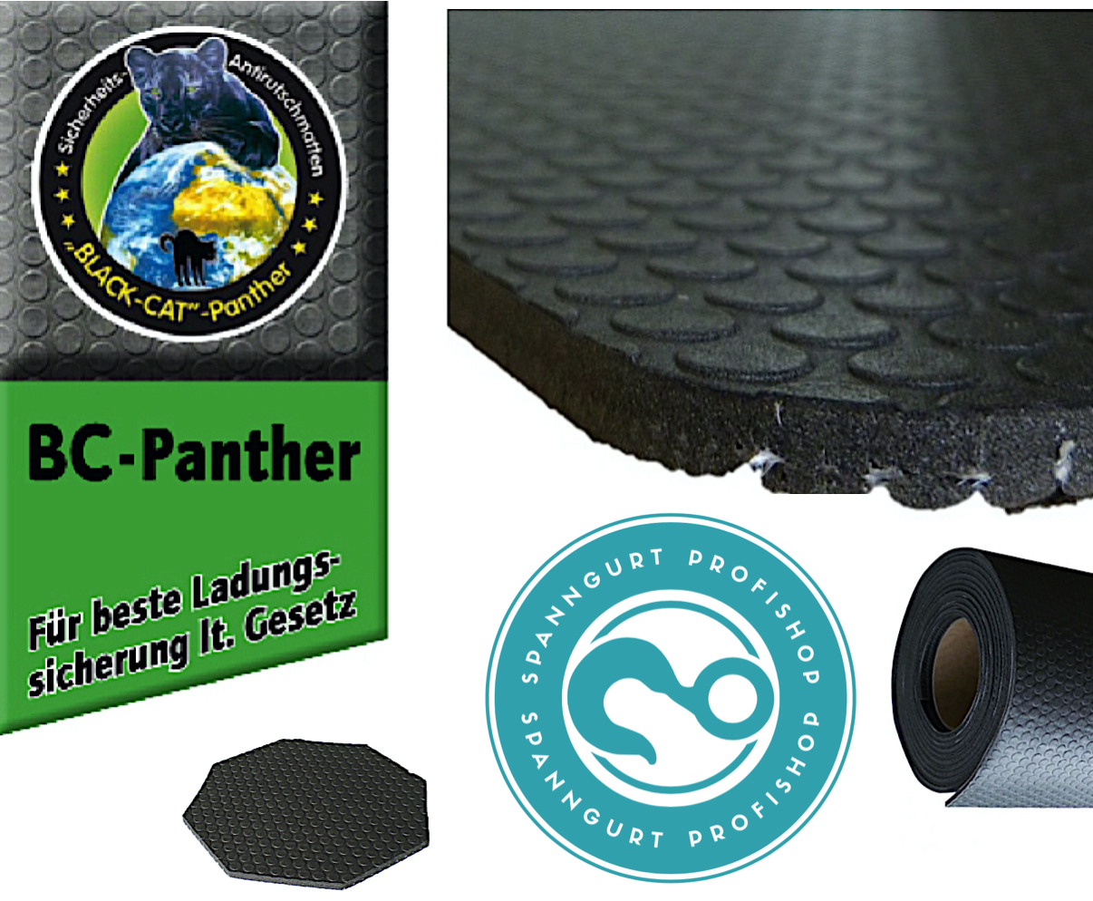 Blackcat Panther Antirutschmatten Pad 0,20m x 0,20m