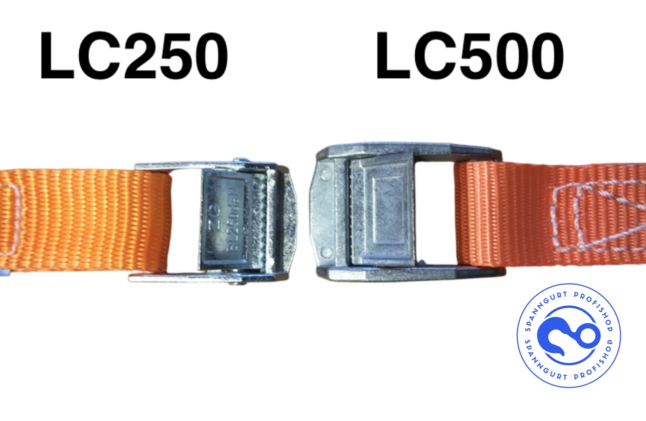 25mm Profi-Klemmschlossgurt LC500 1,00m