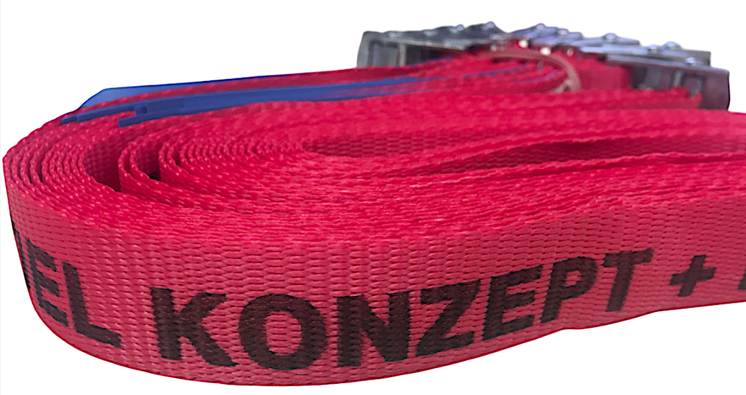 25mm Spanngurt mit Aufdruck
